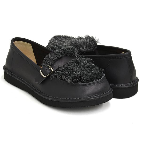 [1/3 20:00〜★新春フェア開催]Organic handloom SEVRES FUR [オーガニックハンドルーム セーブル ファー] BLACK / BLACK | OOFOS