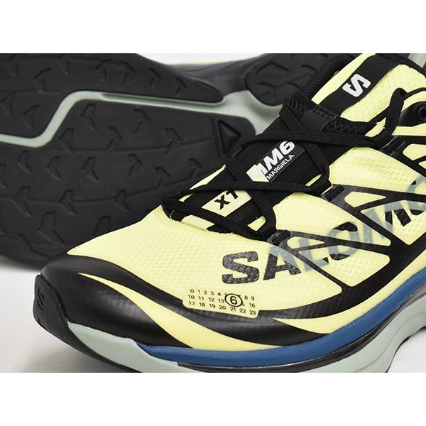 【並行輸入品】 MM6 Maison Margiela x SALOMON XT-MM6 【エムエム6 メゾン マルジェラ サロモン エックスティー】 SUNNY LIME / BLACK / GREEN MILIEUの画像