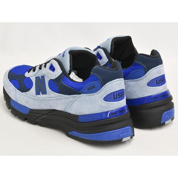 【並行輸入品】 NEW BALANCE U992 AR  【ニューバランス 992】 LIGHT ARCTIC GREY / BLACK / BLUE GEMSTONE (WIDTH:D) | New Balance | 01