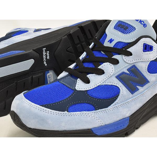 【並行輸入品】 NEW BALANCE U992 AR  【ニューバランス 992】 LIGHT ARCTIC GREY / BLACK / BLUE GEMSTONE (WIDTH:D) | New Balance | 02