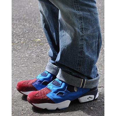 Reebok INSTA PUMP FURY ASYM 【リーボック インスタ ポンプ フューリー】【アシンメトリック パック】 BURGUNDY / BLUE SPORT｜gettry｜04