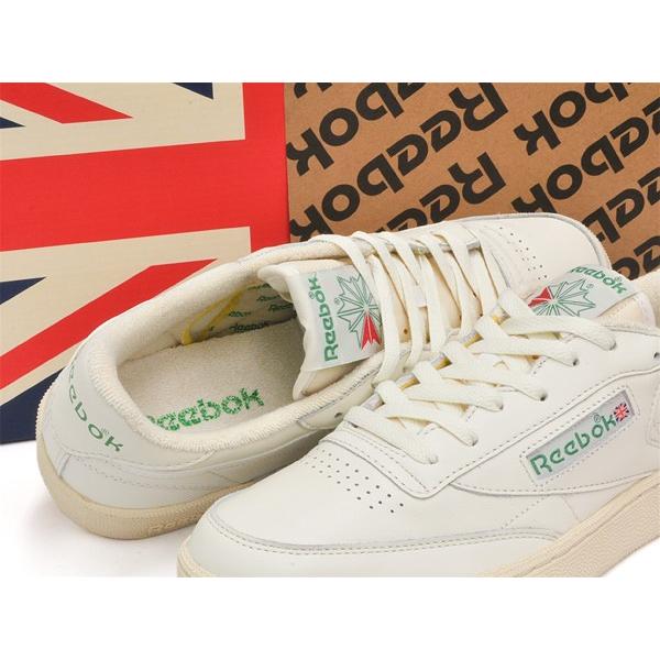 Reebok CLUB C 85 VINTAGE 【リーボック クラブ C チャンピオン ヴィンテージ】 CHALK / PPRWHT / GLEN GREEN｜gettry｜03