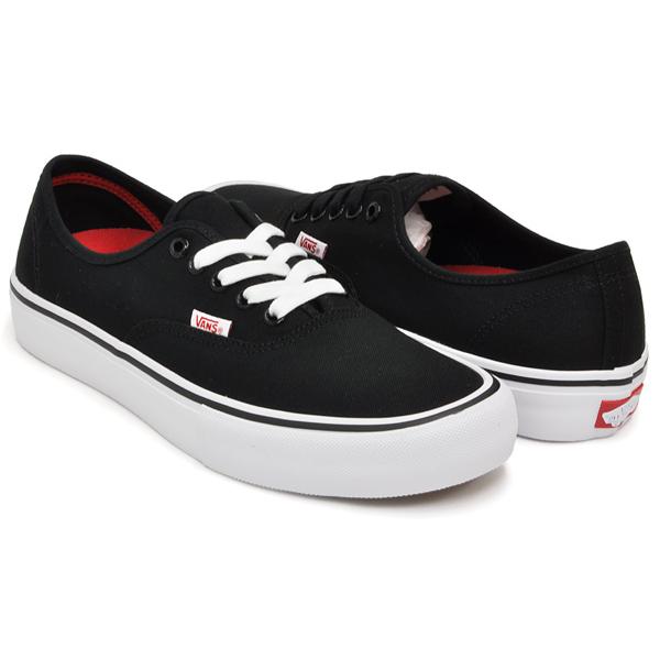 vans authentic black and red