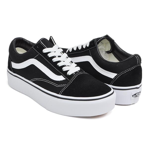 【並行輸入品】VANS OLD SKOOL PLATFORM 【バンズ オールドスクール プラットフォーム 厚底】 BLACK / WHITE
