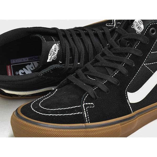 【並行輸入品】[現価格での販売は5/26 0:00まで]VANS SKATE SK8-HI 【バンズ スケート スケートハイ】 BLACK / GUM / WHITEの画像
