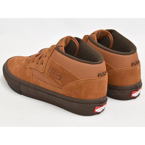 【並行輸入品】[現価格での販売は5/26 0:00まで]VANS SKATE HALF CAB 【バンズ スケート ハーフキャブ】 GOLDEN BROWN / GUMの画像