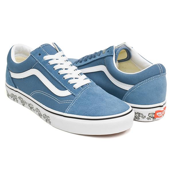 VANS OLD SKOOL 【バンズ オールドスクール】 【ユーブイ ドリーム カエル ネイビー ブルー 青】 (UV DREAMS