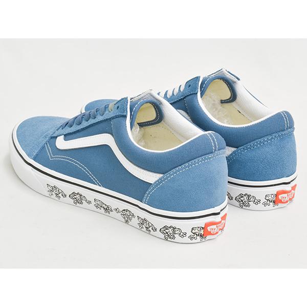 VANS OLD SKOOL 【バンズ オールドスクール】 【ユーブイ ドリーム カエル ネイビー ブルー 青】 (UV DREAMS