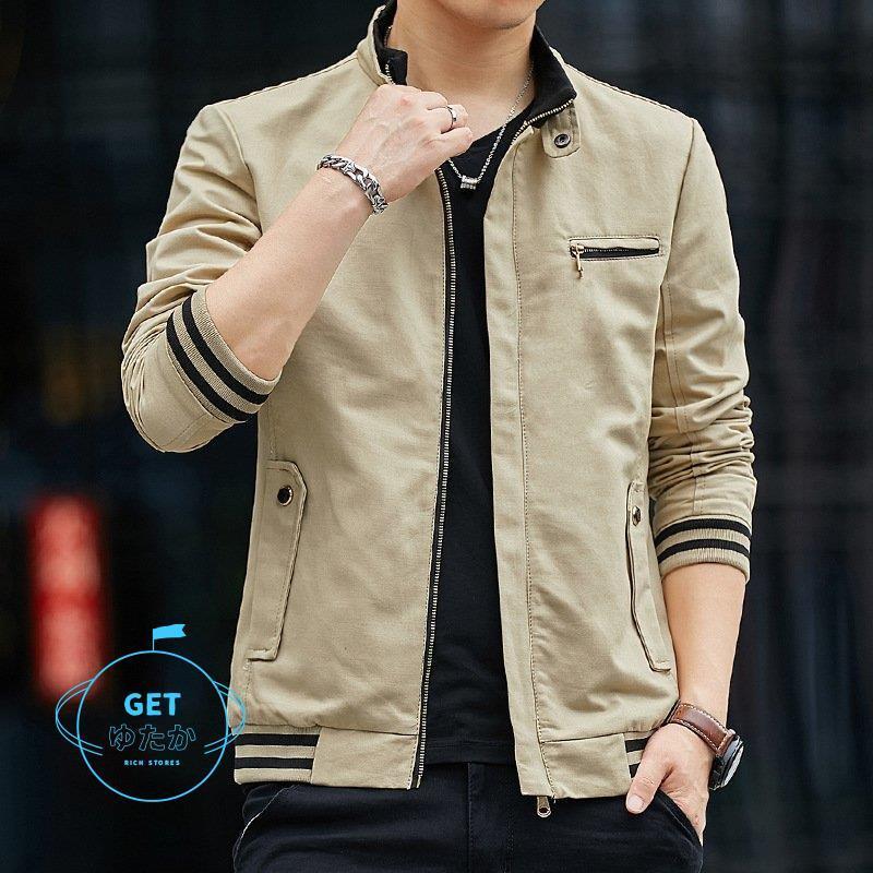 ジャケット メンズ スイングトップ はおり 春コート ライトアウター ブルゾン ジャンパー ビジネス 40代 50代 春服 お洒落 Aki Jk2 Getゆたか 通販 Yahoo ショッピング