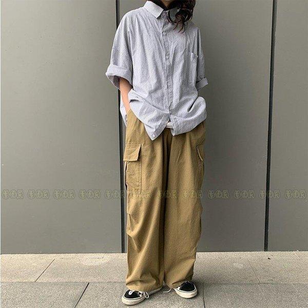 カーゴパンツ Hiphop レディース 原宿風 韓国ファッション ロングパンツ ワイドズボン ボトムス ヒップホップ ダンス衣装 ストリート系 カジュアル 春夏秋 15年製 新品
