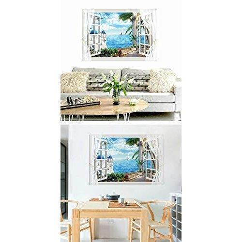 新作グッ ビーチ おしゃれ 南国 海 窓 ウォールステッカー ヤシの木 トイレ ウォールシール シール ヤシの葉 北欧 お風呂 ウォールステッカー 商品到着後レビューと評価を書く こちらへ連絡すれば基本送料分返金 Proksi Si