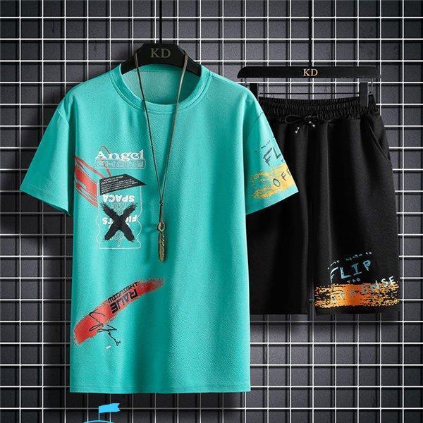 ジャージ メンズ スウェット上下セット トップス プリントtシャツ ロゴt ハーフパンツ セットアップ スウェットパンツ おしゃれ 2点セット 夏 特別オファー