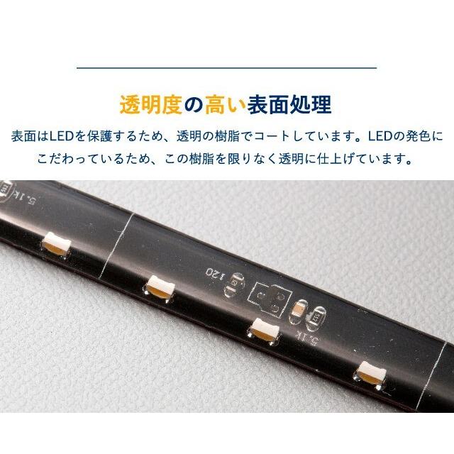 G-FACTORY 昼間でも明るいシーケンシャルウインカー 流れるウインカー LED テープライト 12V 60センチ 45連 2本入り シリコン 簡単取付  送料無料 | G-FACTORY | 12