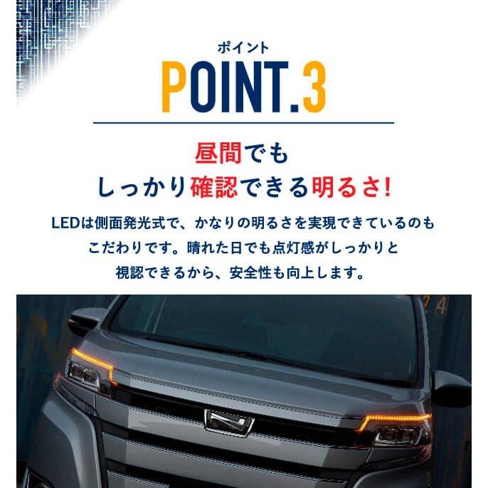 G-FACTORY 昼間でも明るいシーケンシャルウインカー 流れるウインカー LED テープライト 12V 60センチ 45連 2本入り シリコン 簡単取付  送料無料 | G-FACTORY | 05