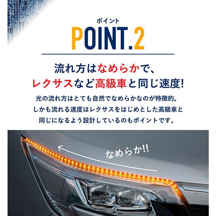 ポイント5倍 シーケンシャルウインカー 流れるウインカー Led テープライト 12v 40センチ 30連 2本入り シリコン 簡単取付 保証1年 送料無料 G Factory Yahoo 店 通販 Yahoo ショッピング