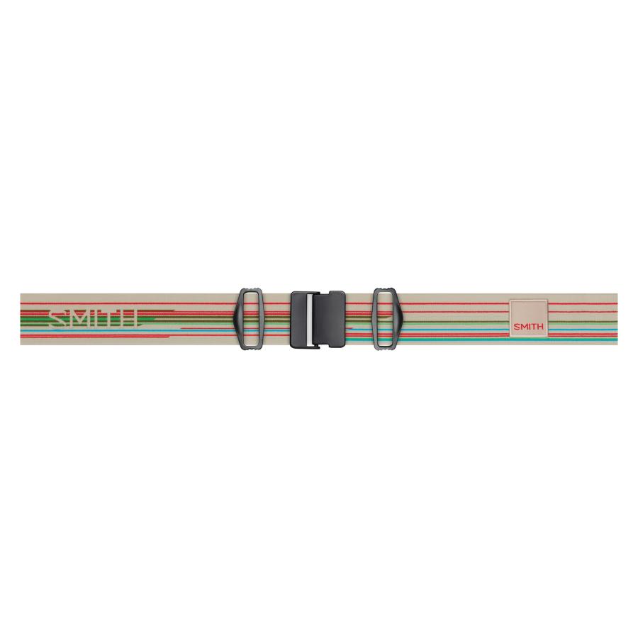 24-25 SMITH スミス アジアンフィット 【 I/O MAG XL CHALK STRAIGHTLINE 】 スノーボード スキー ゴーグル スノボ GOGGLE 日本正規品 調光の画像