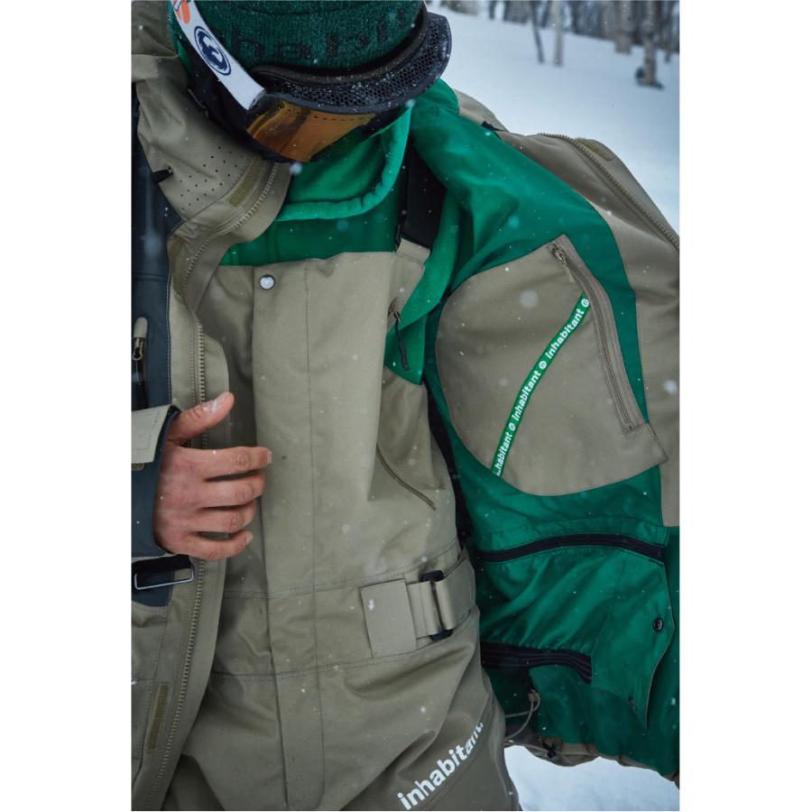 25% OFF 22-23【INHABITANT】インハビタント スキー スノーボード ウェア ジャケット バックカントリー SKI SNOWBOARD ISM22OT33 Polyester