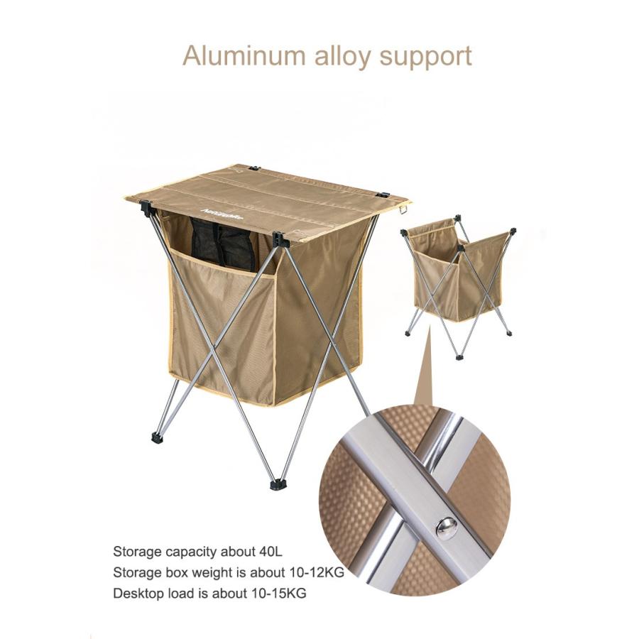 Naturehike テーブル ゴミ箱 ストレージ ボックス Box テント キャンプ 車中泊 アウトドア q 登山 山岳 ツーリング 災害 防災 Nh19jj084 G F Creek 通販 Yahoo ショッピング