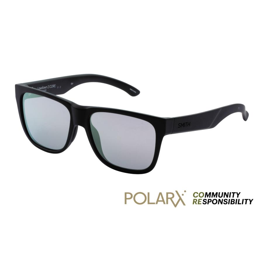 SMITH スミス サングラス 【 POLARX Lowdown 2 CORE Matte Black 】 フィッシング アウトドア 偏光