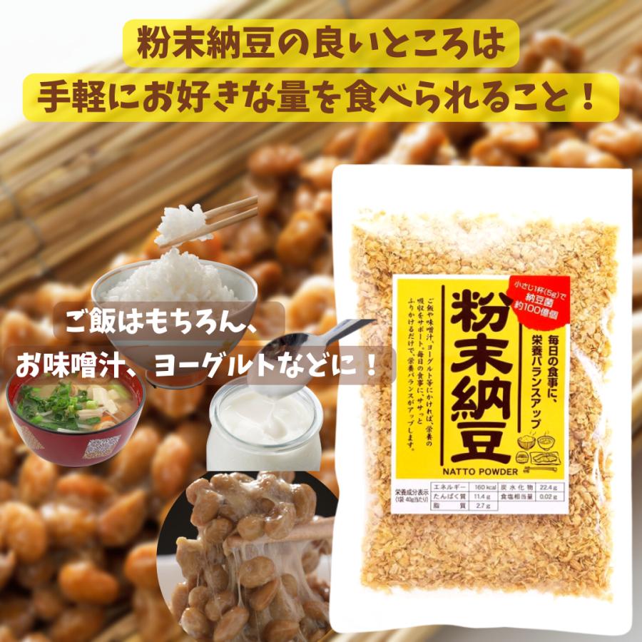 粉末納豆 40g×2袋 乾燥 ドライ 納豆菌 信州物産｜gfe-store｜04