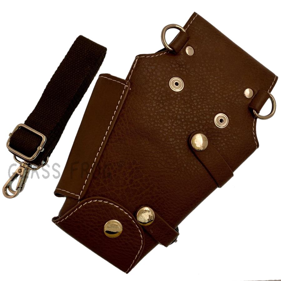 【フォロー割】 シザーケース レザー 10315 チョコブラウン フォロー割】 シザーケース レザー 10315 チョコブラウン