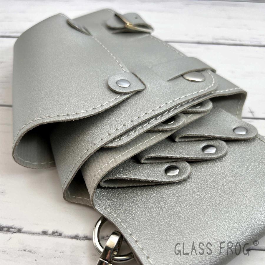 シザーケース レギュラータイプ PUレザー ハサミ5丁収納 送料無料 美容