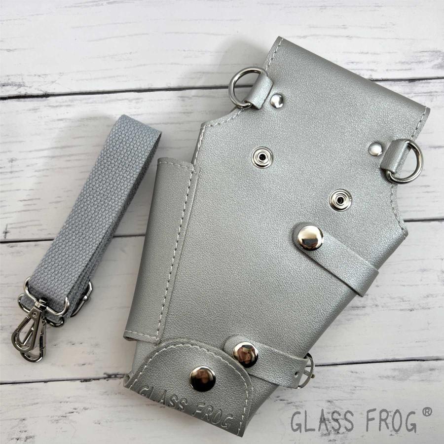 シザーケース レギュラータイプ PUレザー ハサミ5丁収納 送料無料 美容