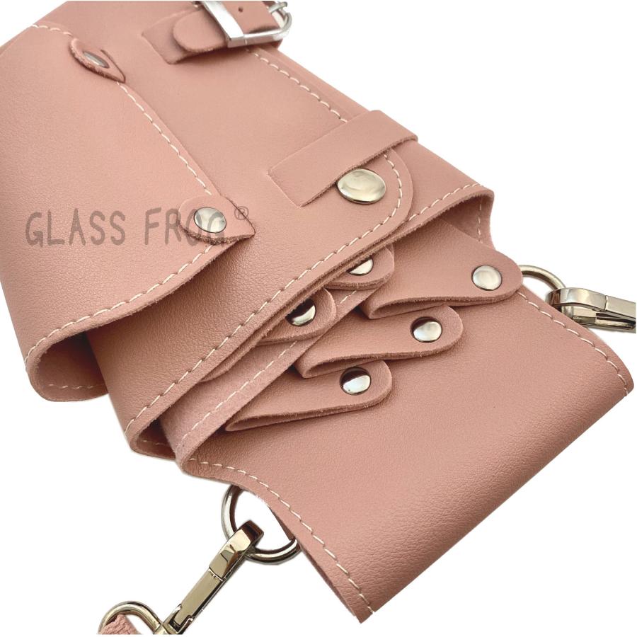 シザーケース レギュラータイプ PUレザー ハサミ5丁収納 送料無料 美容