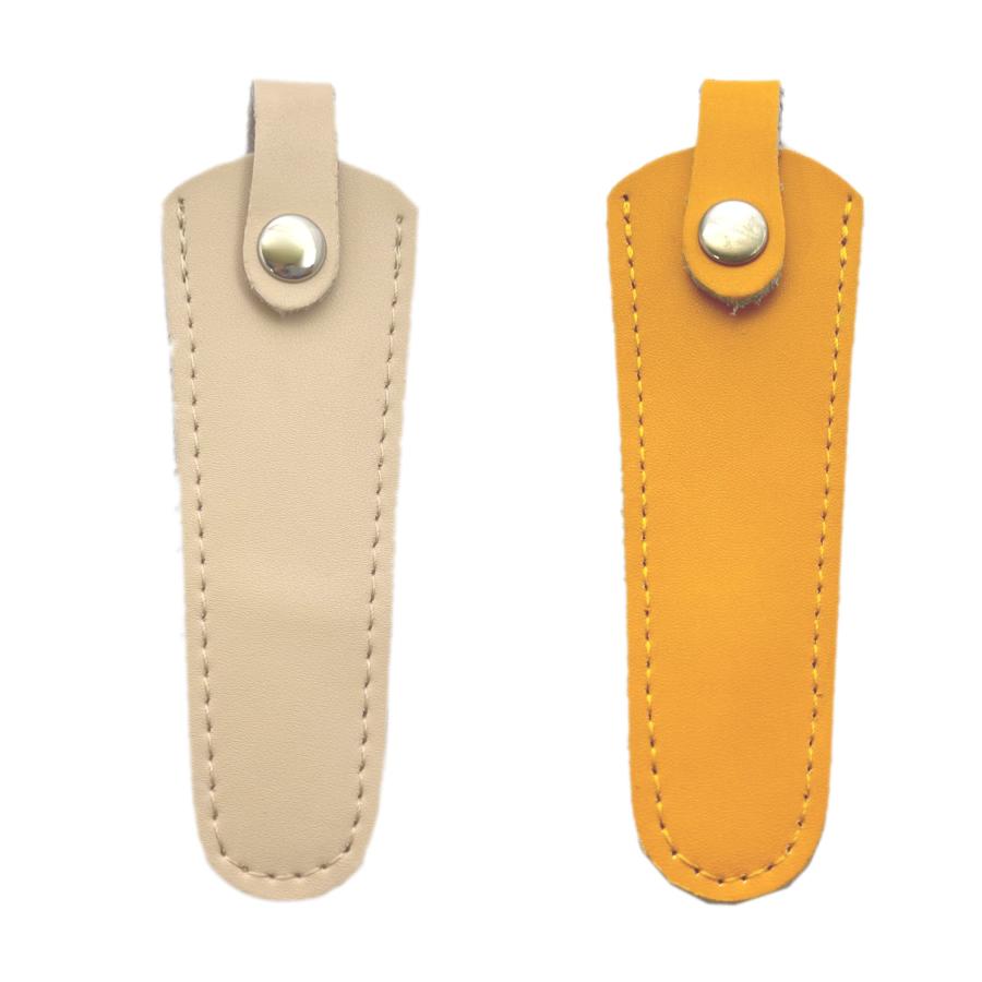 シザーケース 1丁挿し 本革 2個セット 美容師 トリマー シザーキャップ