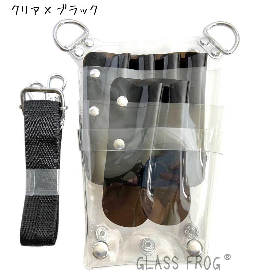 シザーケース 中身の見える シザーケース 6丁挿し 透明 クリア 4Colors