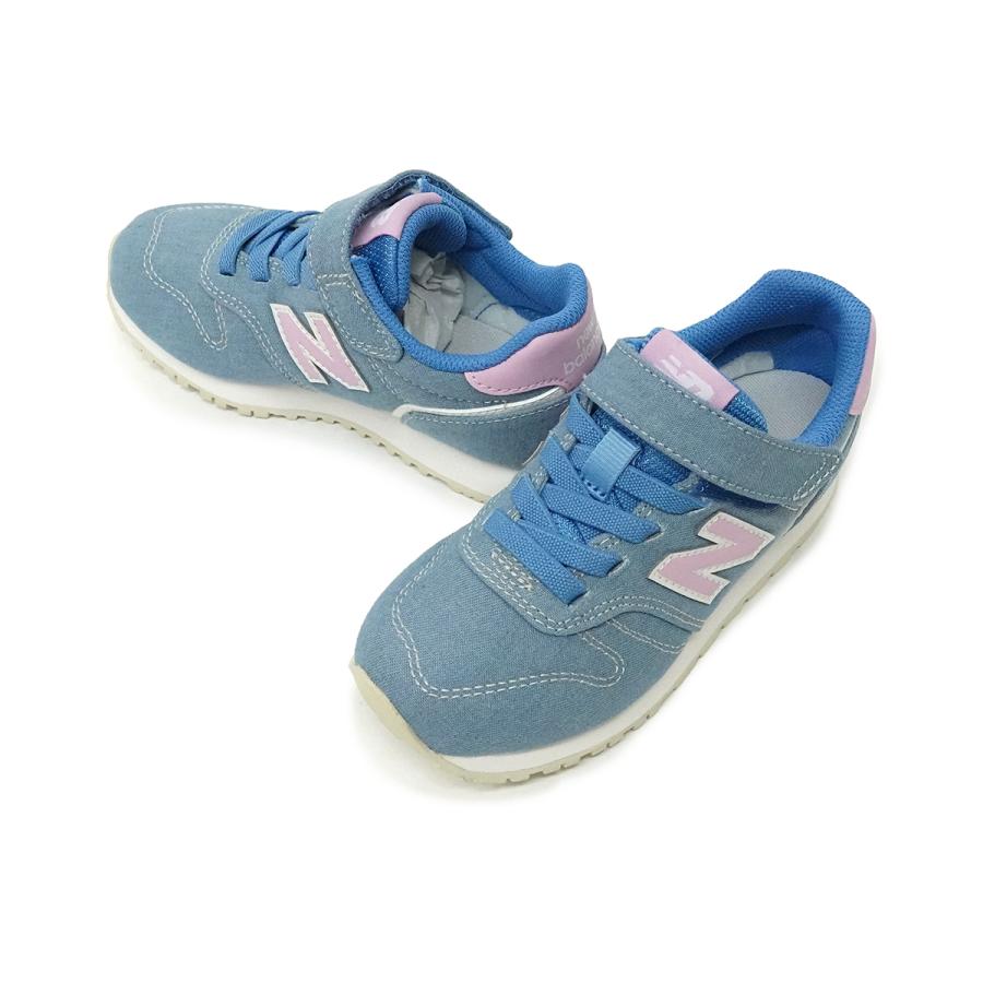 ニューバランス キッズ new balance スニーカー 373 子供靴 YV373 XN2 ブルー 通学 小学生 セール マジックテープ プレゼント 入園祝 幼稚園 保育園｜gfshoes｜02