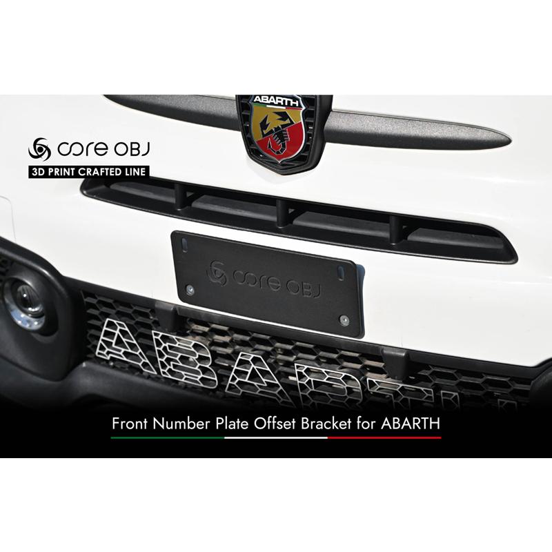 アバルト（ABARTH） 500 595 695 ナンバープレート オフセット