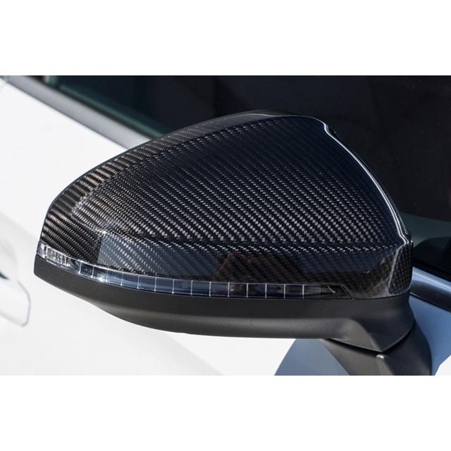 Audi純正 A4(8W)/A5(F5) カーボンドアミラー[サイドアシスト無]