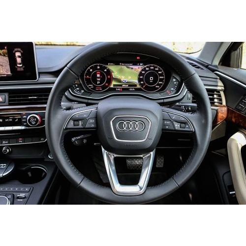 Audi アウディ純正 A4 (8W/B9) アルミ調 ステアリングトリム : G Audi アウディ純正 A4 (8W/B9) アルミ調 ステアリングトリム : G