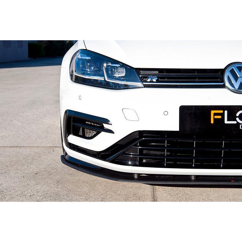 フォルクスワーゲン VW ゴルフ7.5 R フロントスプリッター FLOW フォルクスワーゲン VW ゴルフ7.5 R フロントスプリッター FLOW