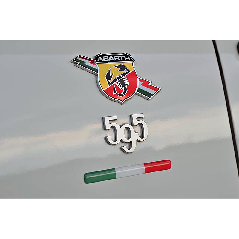 アバルト , フィアット トリコロール エンブレムステッカー ABARTH 