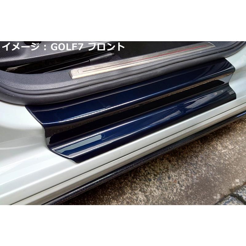 【SALE】VW ゴルフ7 / GOLF7 RGM ドアシルガード・グロスブラック　インテリア｜gfunktion｜07