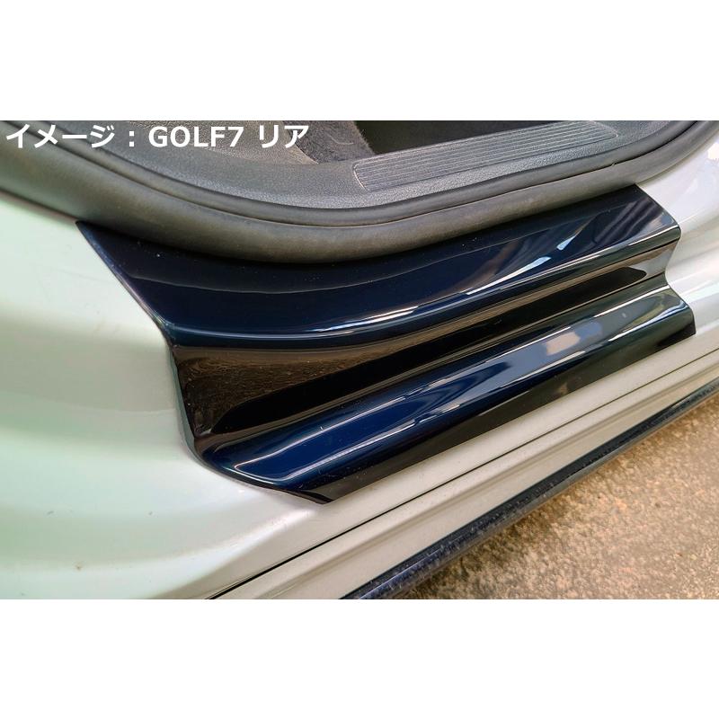 【SALE】VW ゴルフ7 / GOLF7 RGM ドアシルガード・グロスブラック　インテリア｜gfunktion｜09