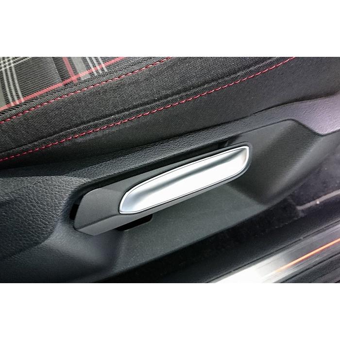 VW ゴルフ７ / トゥーラン アルミ調 シートハイトアジャスター トリム  GOLF7 / TOURAN | フォルクスワーゲン | 01