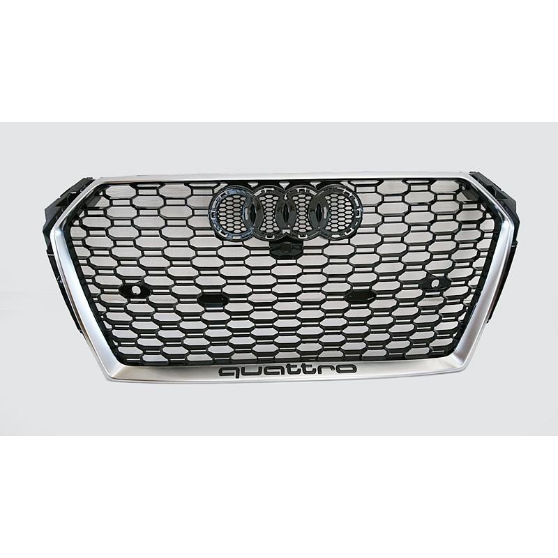 Audi（アウディ） A4 / S4 (B9/8W) RSスタイル グリル・アルミ調 : G