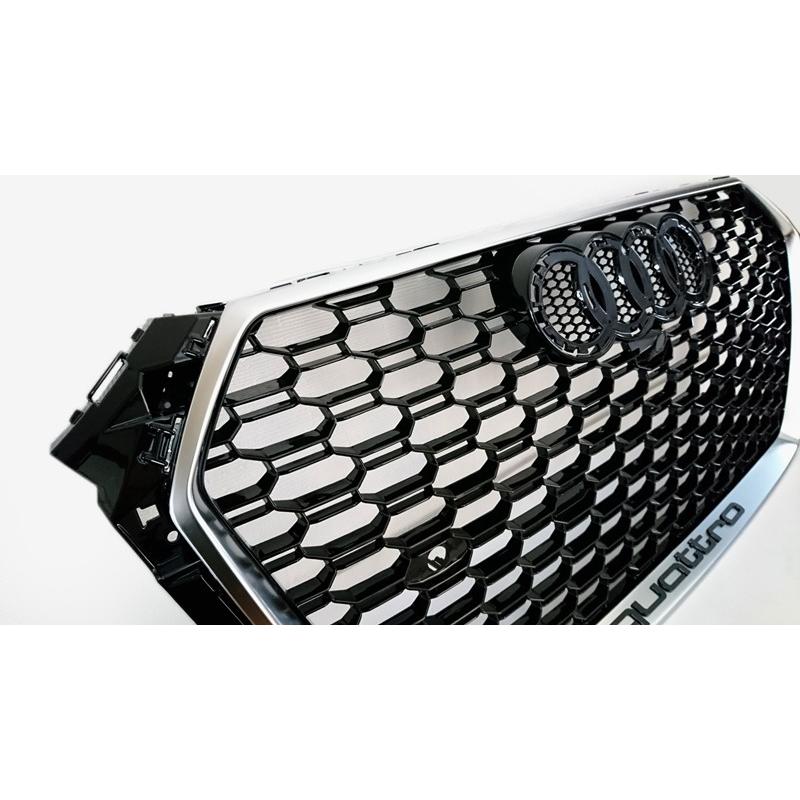 Audi（アウディ） A4 / S4 (B9/8W) RSスタイル グリル・アルミ調 : G