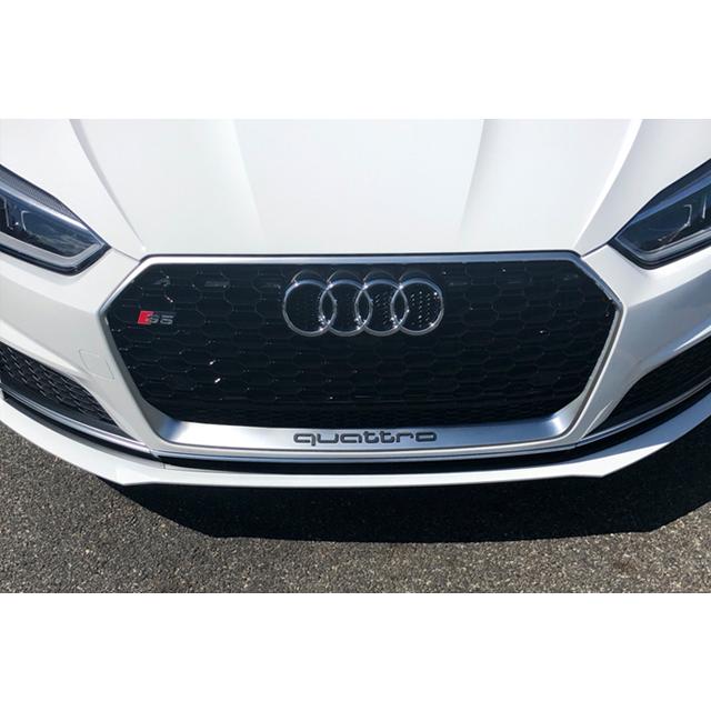 アウディ A5 / S5 (B9/F5) RSスタイル グリル・シルバーフレーム シングル Audiの画像