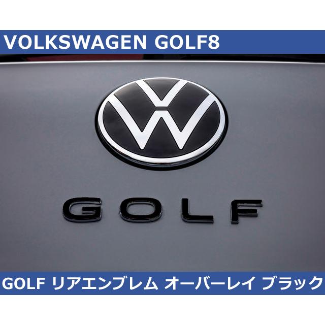 フォルクスワーゲン VW ゴルフ8 / GOLF8 リア GOLFエンブレム 