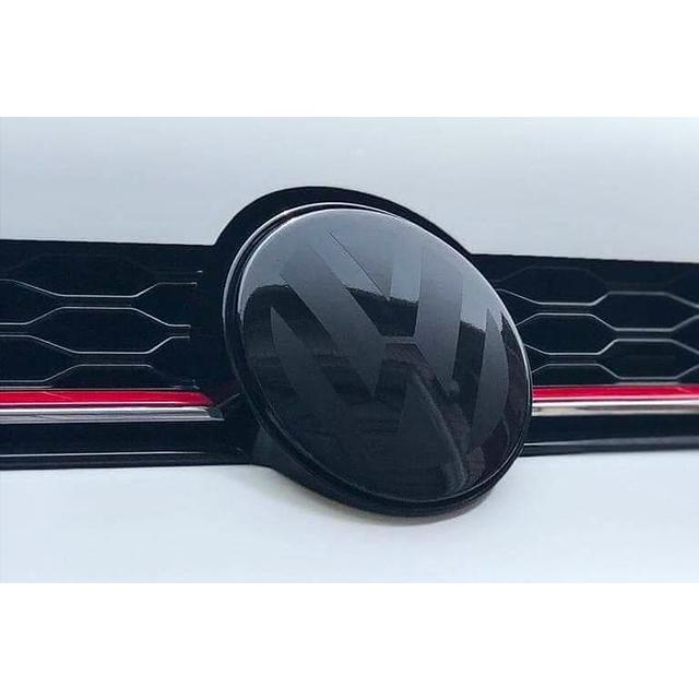 フォルクスワーゲン VW ゴルフ7.5 ブラック フロント エンブレム