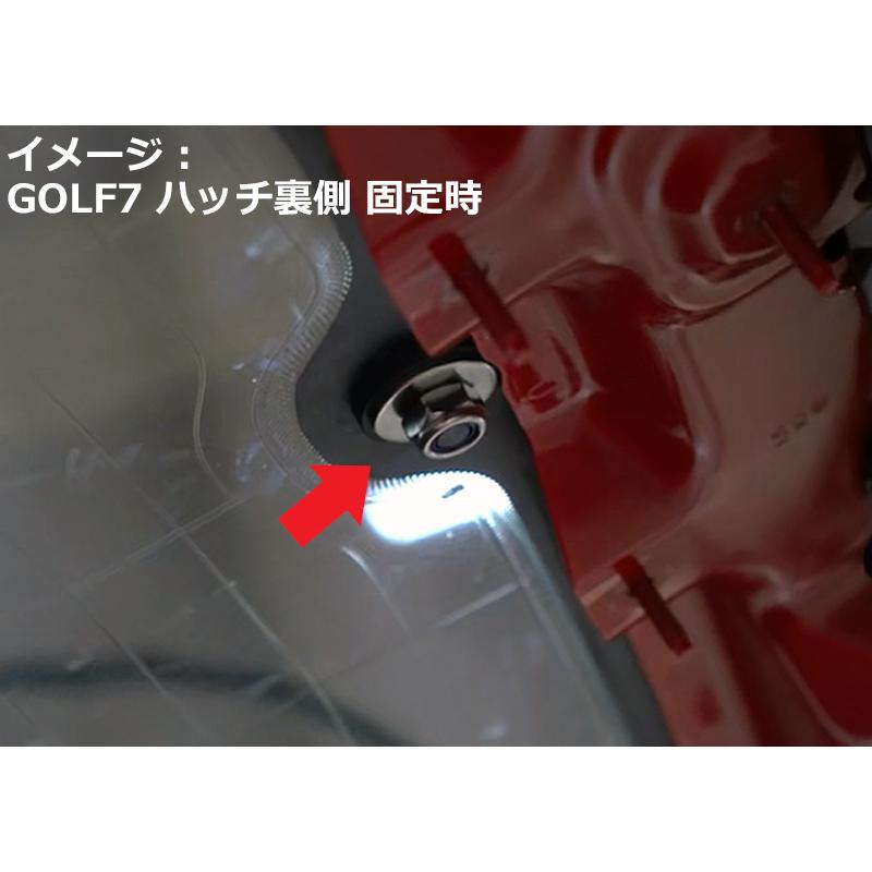 VW ゴルフ8 / ゴルフ7 / ポロ / ティグアン アルミ リヤワイパーデリートプラグ  GOLF8 GOLF7 POLO TIGUAN GTI R | フォルクスワーゲン | 06