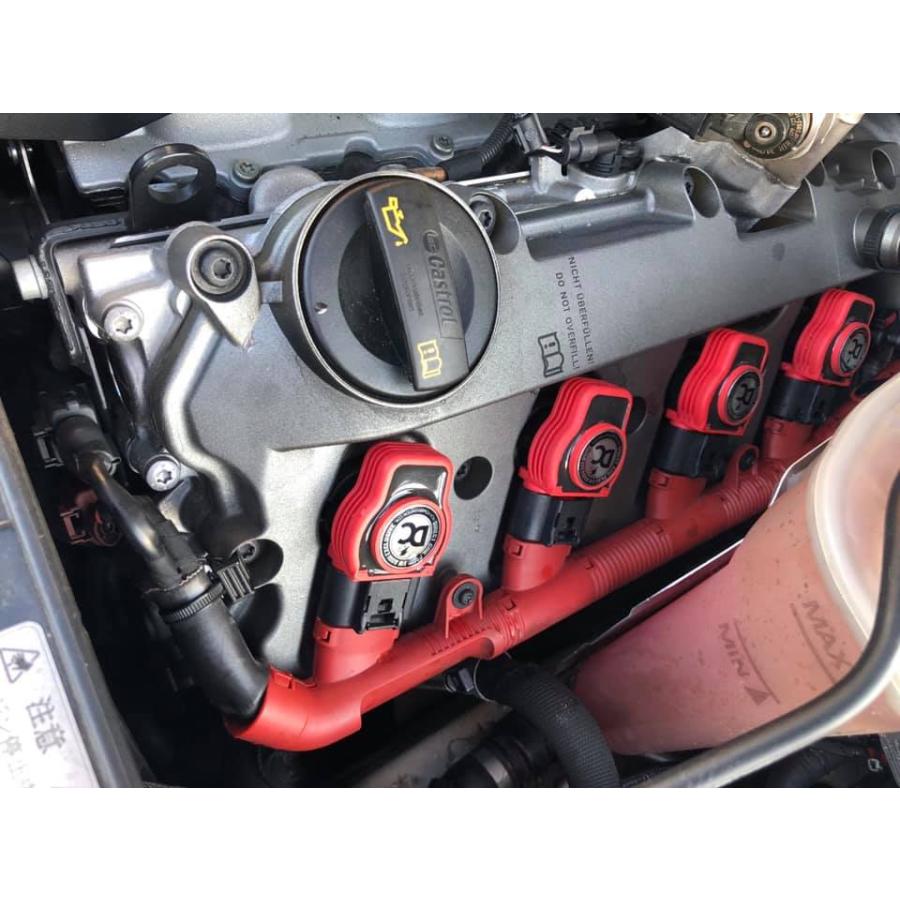 ECS tuning 強化イグニッションコイル 4本セット　ワーゲン／アウディ フォルクスワーゲン 新品 強化 イグニッションコイル 4本