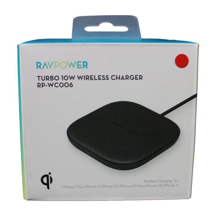 未使用品】 RAVPOWER Turbo 10W Wireless Charger ワイヤレス充電器 RP