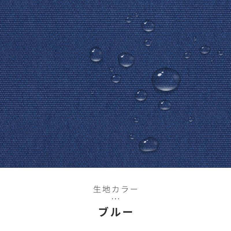 オーニングテント 3M 張出 2m 巻き取り式 防水 格納式 手動 黒フレーム ブルー 青 折りたたみ 折り畳み 対応｜ggbank｜09