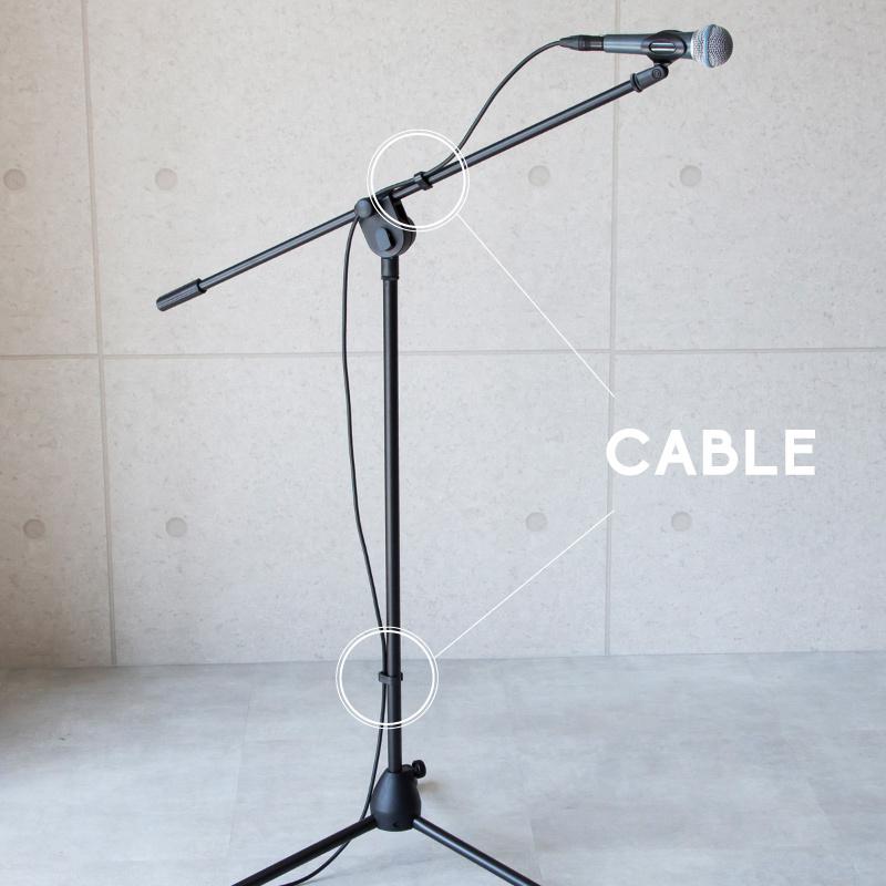 マイクスタンド ブーム ストレート 2WAY 折りたたみ 軽量 路上ライブ