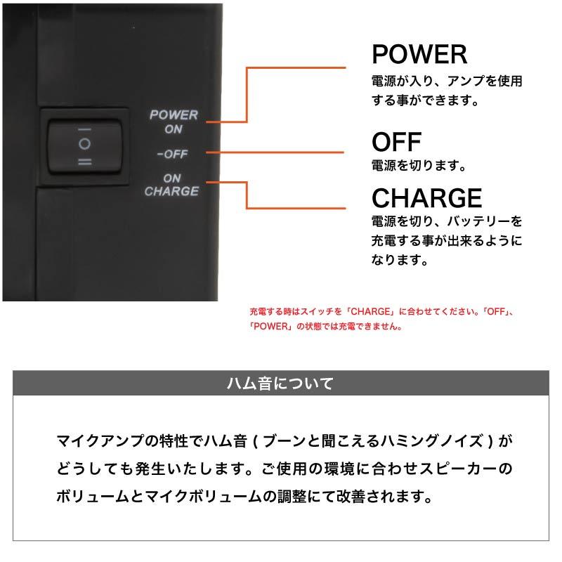 ワイヤレスマイクセット アンプ内蔵スピーカー 小型 15W 対応 ピンマイク インカムマイク 軽量 充電式 業務用 家庭用  